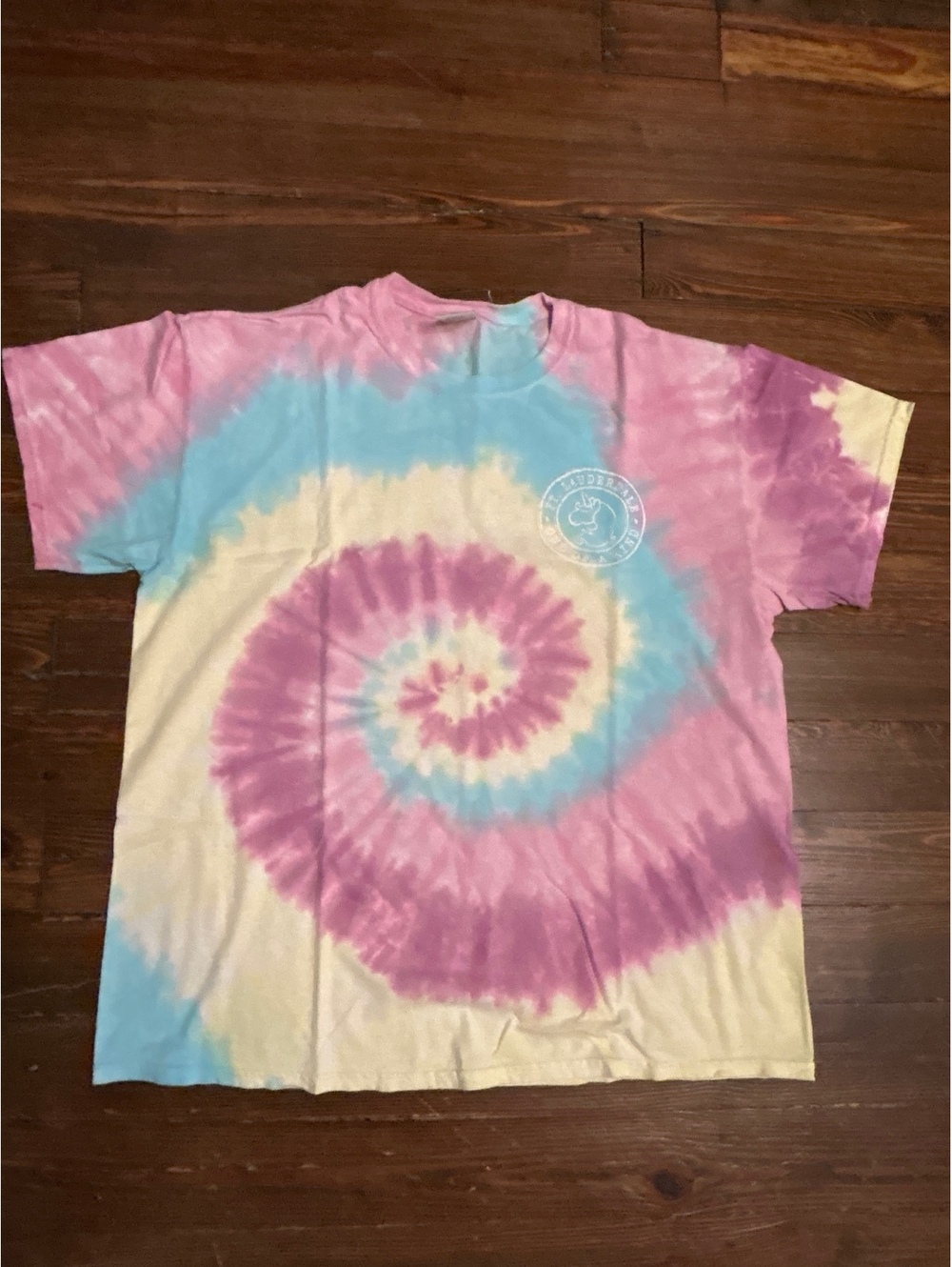 Surf Style Ft. Lauderdale Tie Dye Unicorn Graphic T-Shirt XL